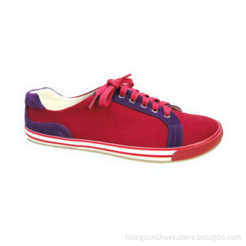 Women's Athletic Shoes, Canvas Upper with Nubuck PU, Comfort for Walking and Sports, OEM Accepted